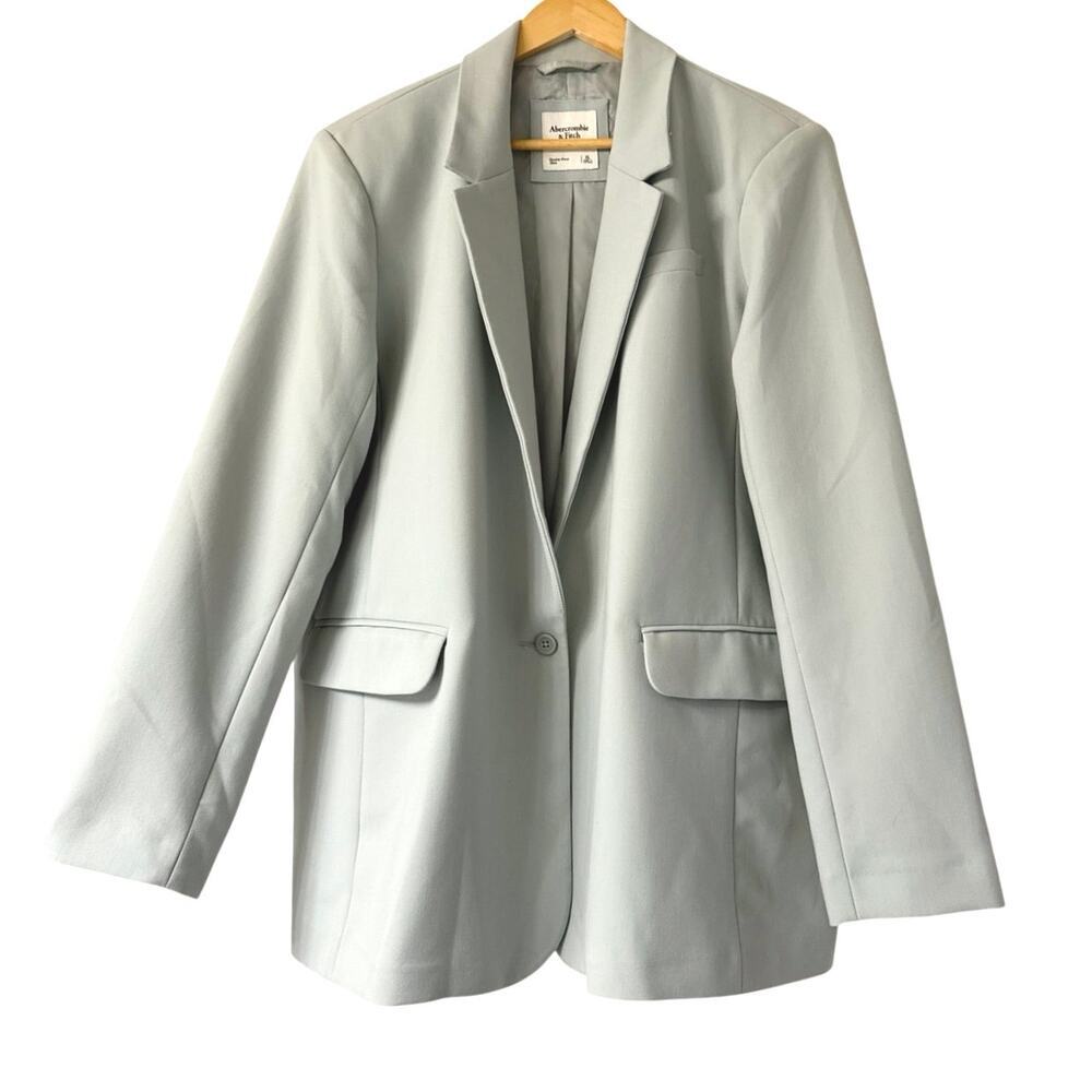 Abercrombie & Fitch Oversized Sage Green Blazer Women’s XL *EUC